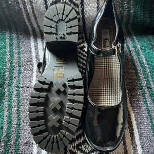 Shein pleather black Mary Janes